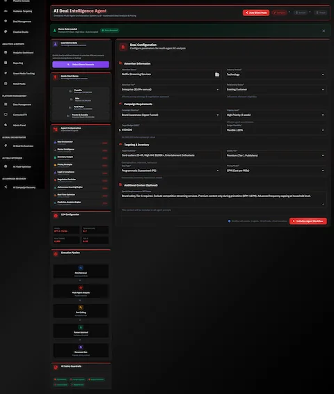 AI Deal Intelligence Agent interface