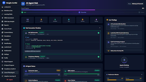 AI Career Transformation Engine interface