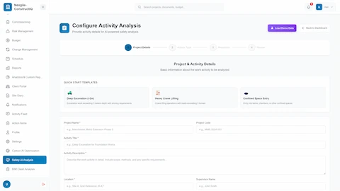AI Agentic Safety Analysis Digital Worker interface