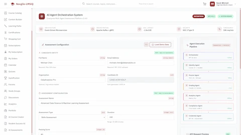 AI Assessment Processing Digital Worker interface
