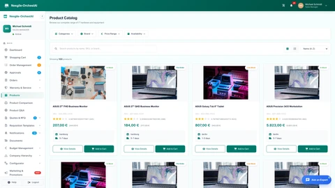 Nexgile OrchestAI Nexus interface