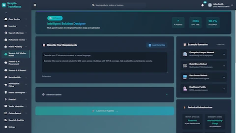 AI Solution Architect interface