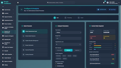 Intelligent Procurement Orchestrator interface
