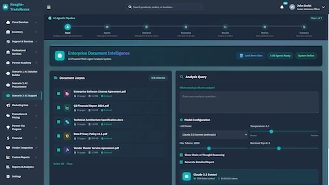 Enterprise Document Intelligence interface